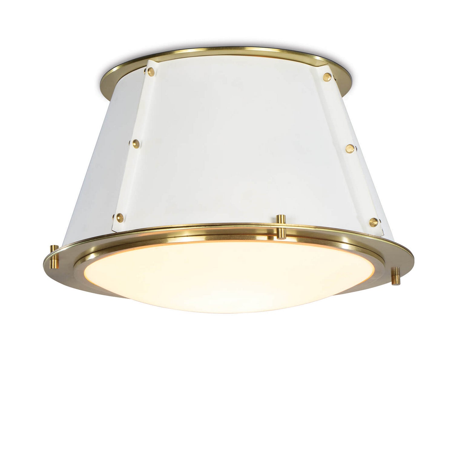 Regina Andrew - One Light Flush Mount - French - White- Union Lighting Luminaires Decor