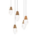Schonbek Beyond - LED Chandelier - Martini - Aged Brass- Union Lighting Luminaires Decor