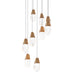 Schonbek Beyond - LED Pendant - Martini - Aged Brass- Union Lighting Luminaires Decor