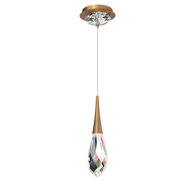 Schonbek Beyond - LED Mini Pendant - Hibiscus - Aged Brass- Union Lighting Luminaires Decor