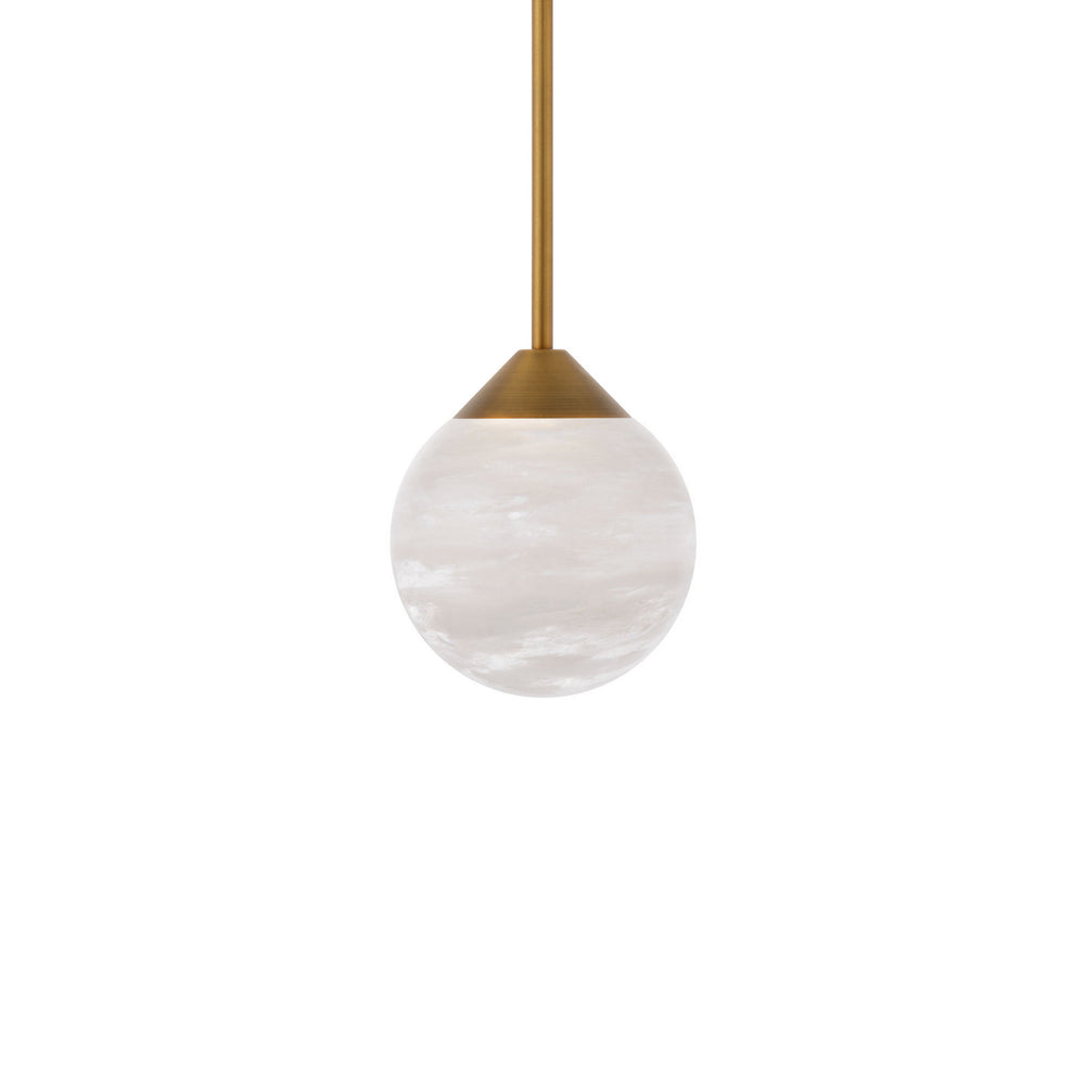 Schonbek Beyond - LED Mini Pendant - Quest - Aged Brass- Union Lighting Luminaires Decor