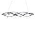 Schonbek Beyond - LED Linear Pendant - Slipstream - Black- Union Lighting Luminaires Decor