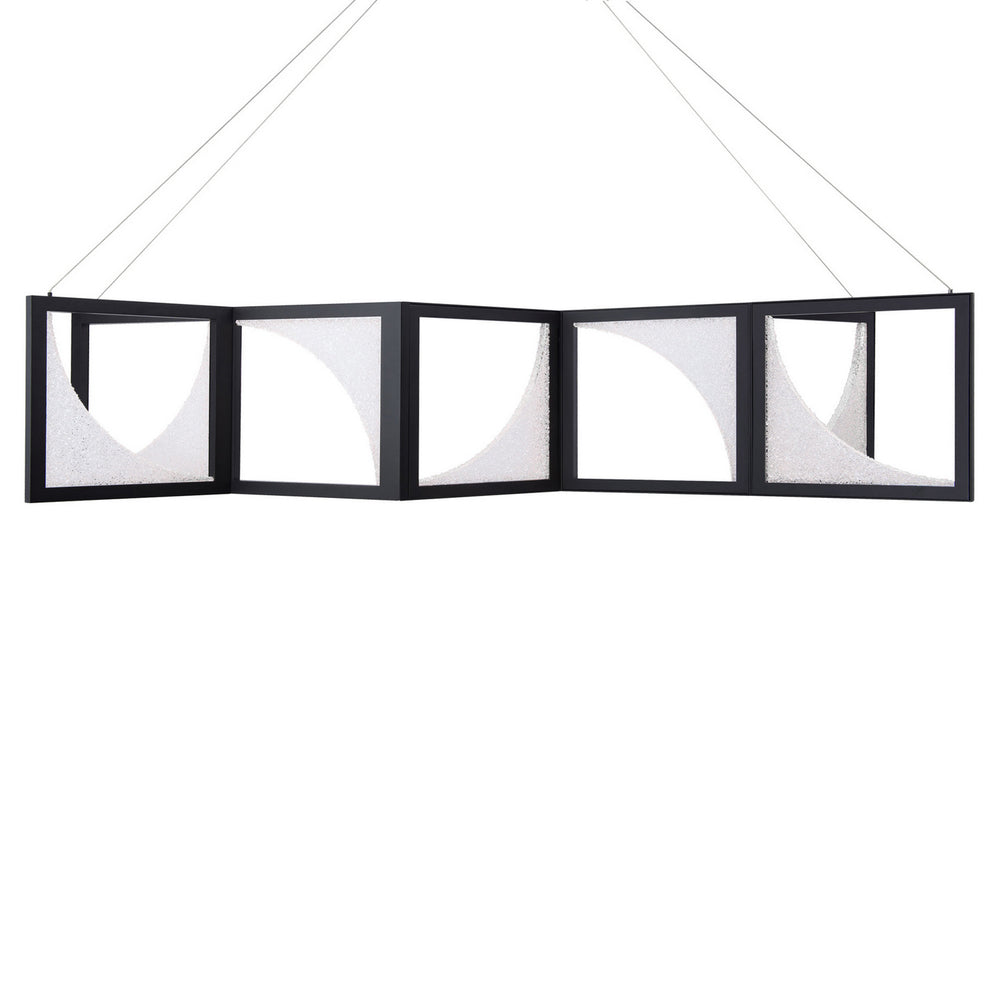 Schonbek Beyond - LED Pendant - Luna - Black- Union Lighting Luminaires Decor