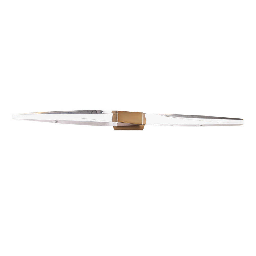 Schonbek Beyond - LED Wall Sconce - Kindjal - Aged Brass- Union Lighting Luminaires Decor