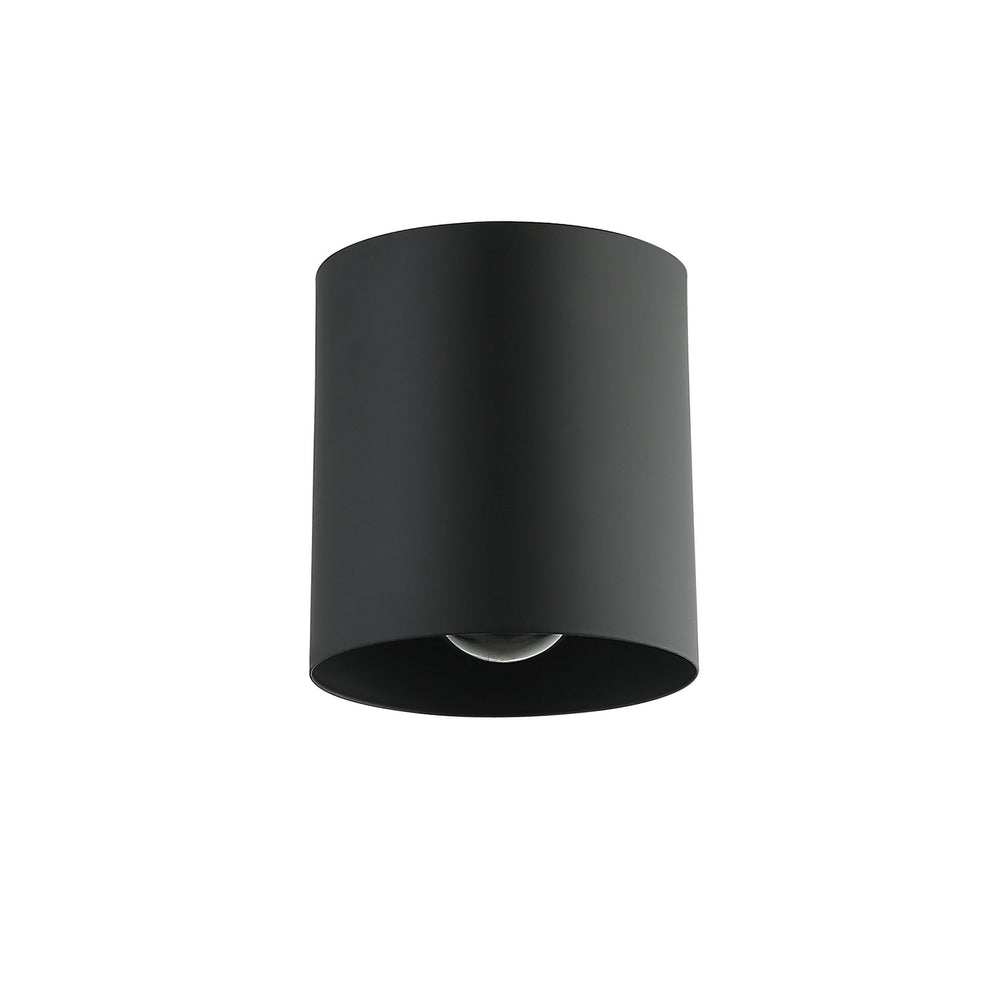 Dainolite Canada - One Light Flush Mount - Theron - Black- Union Lighting Luminaires Decor