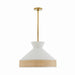 Arteriors - One Light Pendant - Malena - White- Union Lighting Luminaires Decor