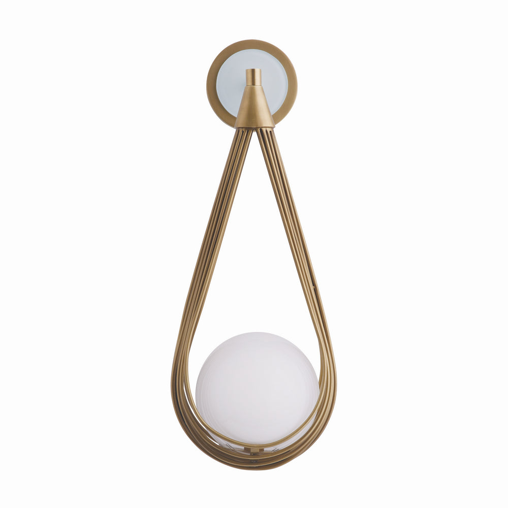 Arteriors - One Light Wall Sconce - Ova - Antique Brass- Union Lighting Luminaires Decor