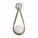 Arteriors - One Light Wall Sconce - Ova - Antique Brass- Union Lighting Luminaires Decor