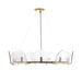 Arteriors - Nine Light Chandelier - Mendez - Smoke Luster- Union Lighting Luminaires Decor