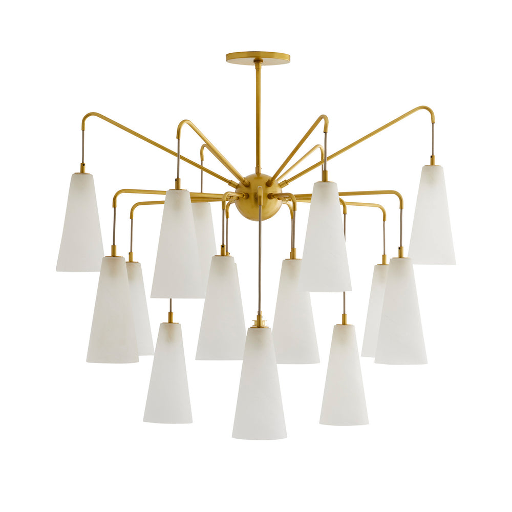 Arteriors - 18 Light Chandelier - Mika - Opal Swirl- Union Lighting Luminaires Decor