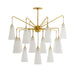 Arteriors - 18 Light Chandelier - Mika - Opal Swirl- Union Lighting Luminaires Decor