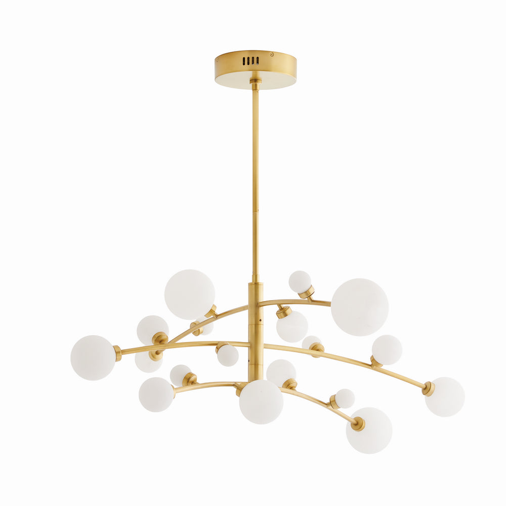 Arteriors - LED Chandelier - Maser - Antique Brass- Union Lighting Luminaires Decor