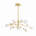 Arteriors - LED Chandelier - Maser - Antique Brass- Union Lighting Luminaires Decor