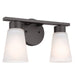 Kichler Canada - Two Light Bath - Stamos - Olde Bronze- Union Lighting Luminaires Decor