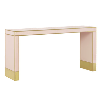 Currey and Company - Console Table - Arden - Silver Peony/Satin Brass- Union Lighting Luminaires Decor