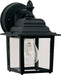 Maxim - One Light Outdoor Wall Lantern - Builder Cast - Black- Union Lighting Luminaires Decor