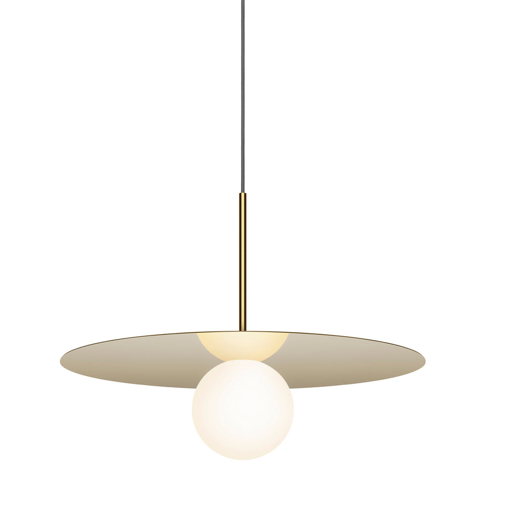 Pablo Designs - LED Pendant - Bola Disc - Brass- Union Lighting Luminaires Decor