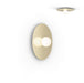 Pablo Designs - LED Flush Mount - Bola Disc - Brass- Union Lighting Luminaires Decor