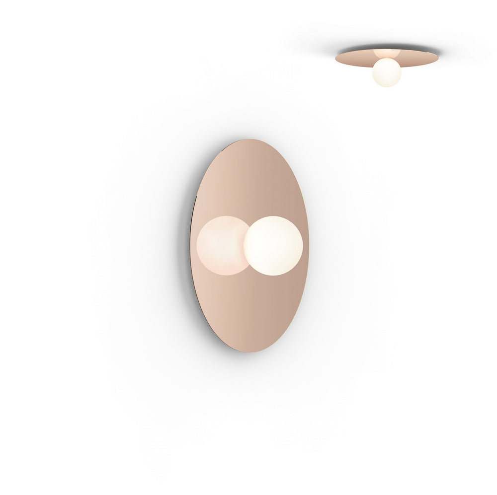 Pablo Designs - LED Flush Mount - Bola Disc - Rose Gold- Union Lighting Luminaires Decor