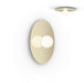 Pablo Designs - LED Flush Mount - Bola Disc - Brass- Union Lighting Luminaires Decor