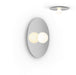 Pablo Designs - LED Flush Mount - Bola Disc - Chrome- Union Lighting Luminaires Decor