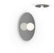 Pablo Designs - LED Flush Mount - Bola Disc - Gunmetal- Union Lighting Luminaires Decor