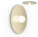 Pablo Designs - LED Flush Mount - Bola Disc - Brass- Union Lighting Luminaires Decor