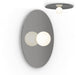 Pablo Designs - LED Flush Mount - Bola Disc - Gunmetal- Union Lighting Luminaires Decor