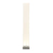 Pablo Designs - Two Light Floor Lamp - Cortina - Clear / White Diffuser / Silver- Union Lighting Luminaires Decor