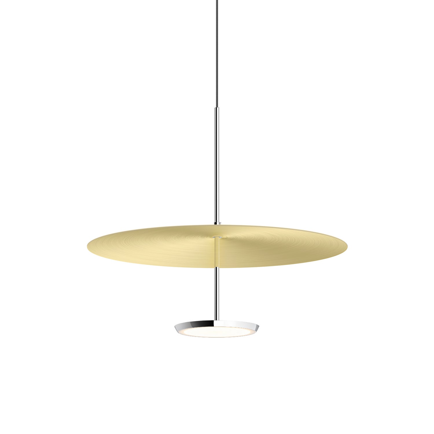 Pablo Designs - LED Pendant - Sky - Brass/Chrome- Union Lighting Luminaires Decor