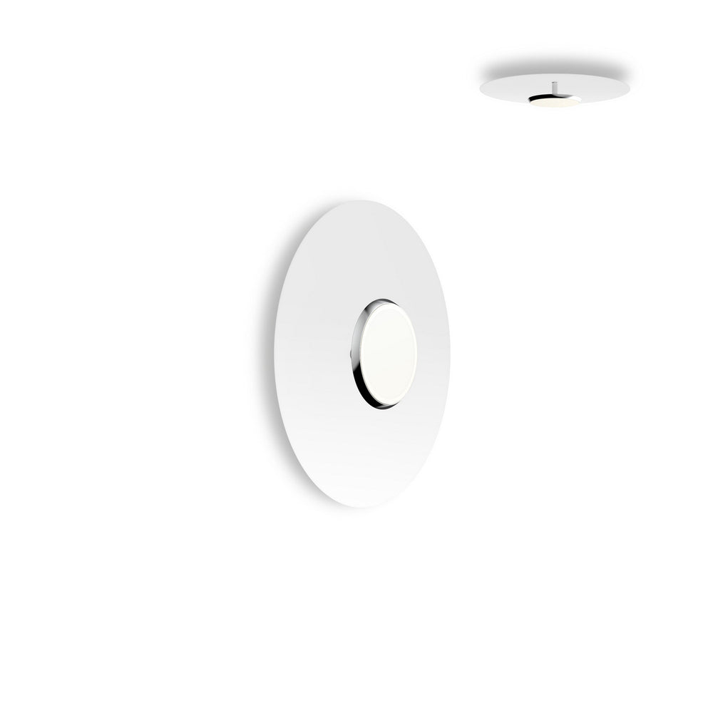 Pablo Designs - LED Flush Mount - Sky - White/Chrome- Union Lighting Luminaires Decor