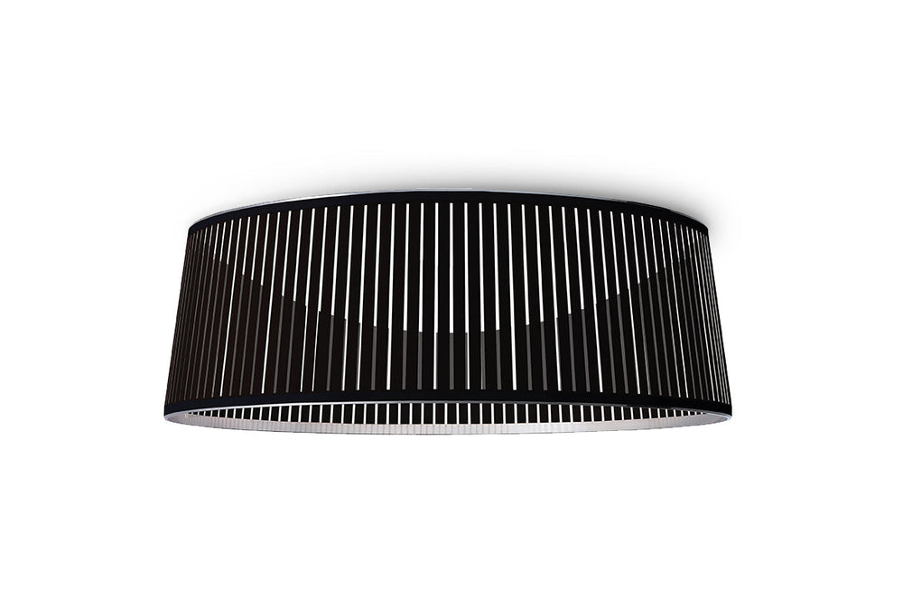 Pablo Designs - LED Flush Mount - Solis Drum - Black- Union Lighting Luminaires Decor