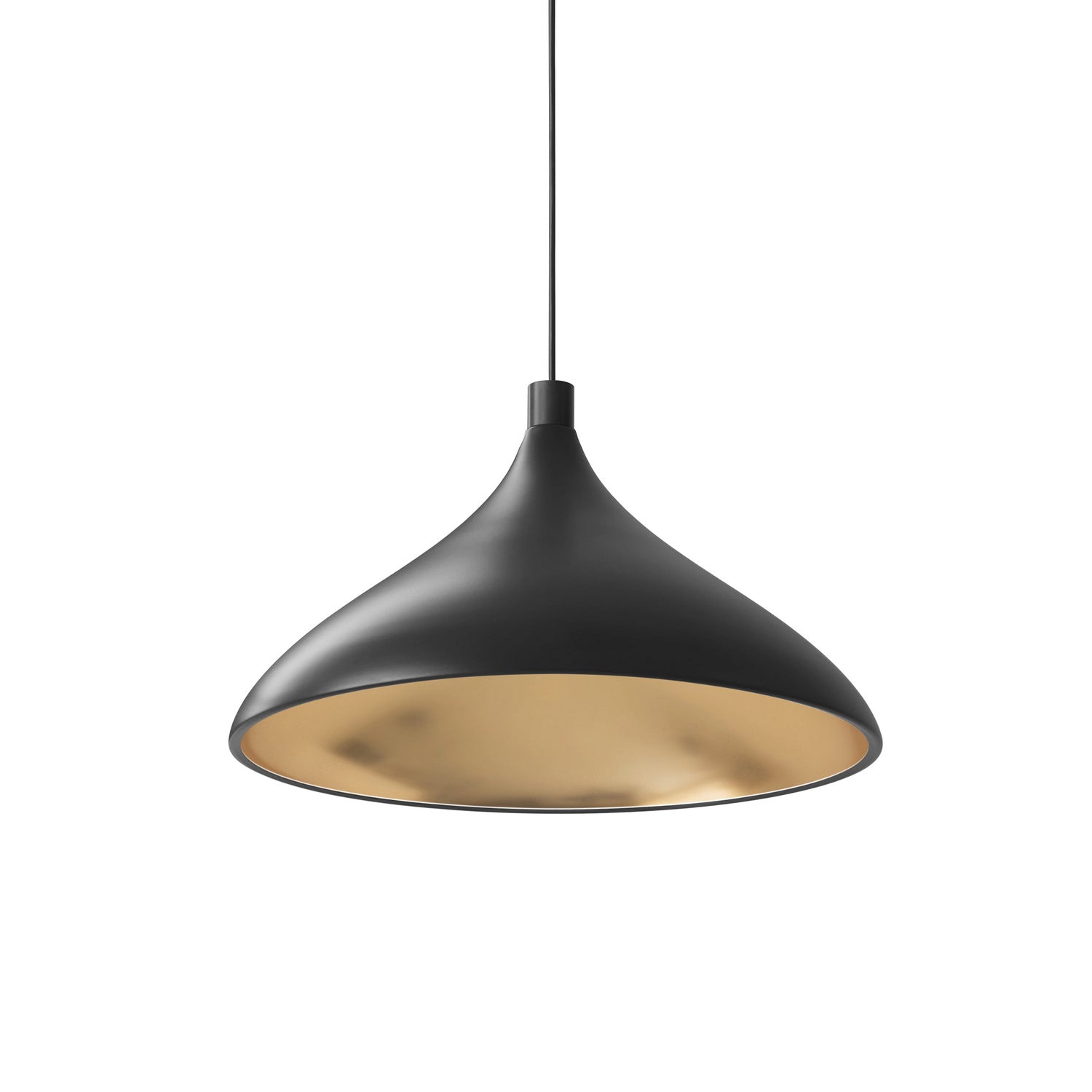 Pablo Designs - LED Pendant - Black/ Brass- Union Lighting Luminaires Decor