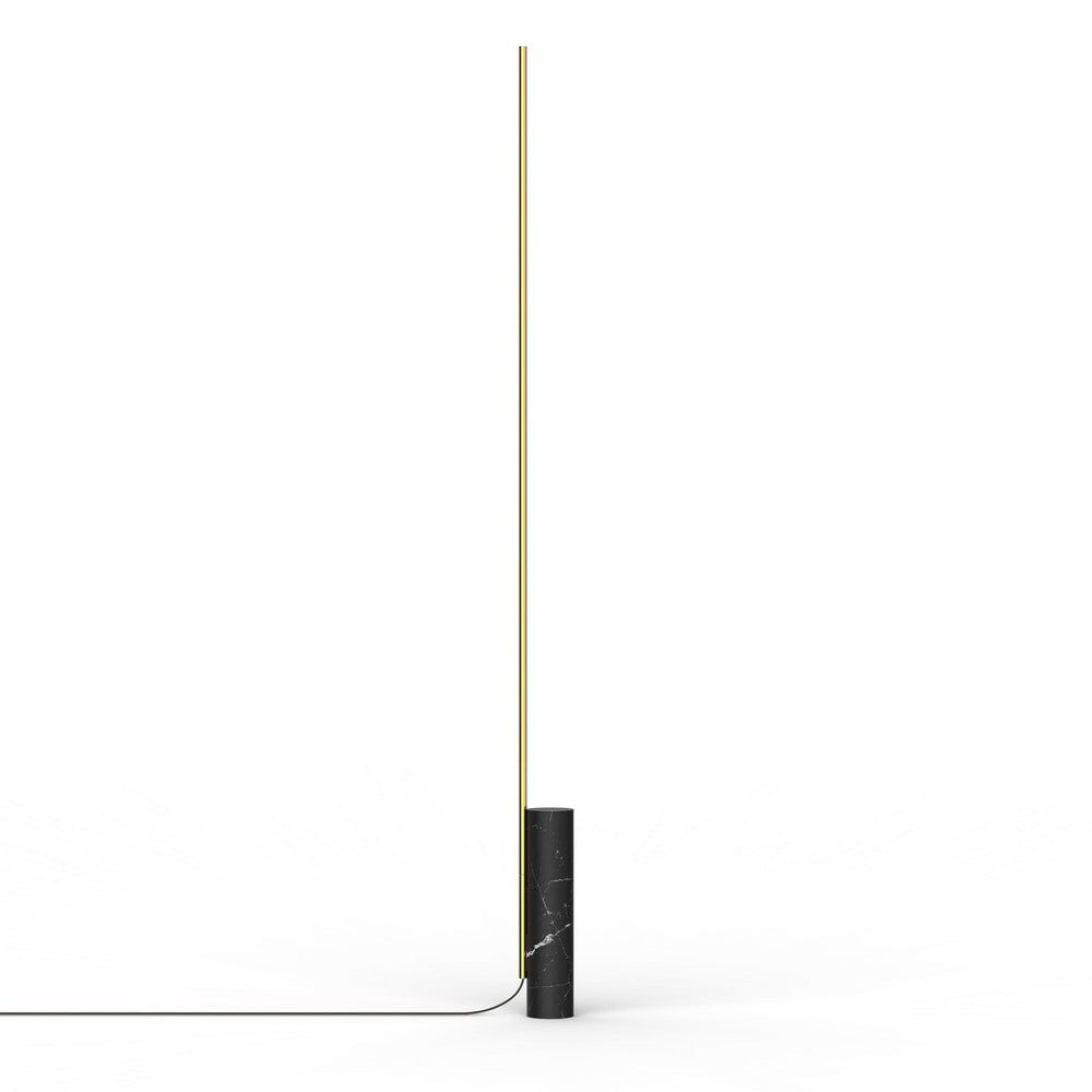 Pablo Designs - LED Floor Lamp - T.O - Black Marble/Brass- Union Lighting Luminaires Decor