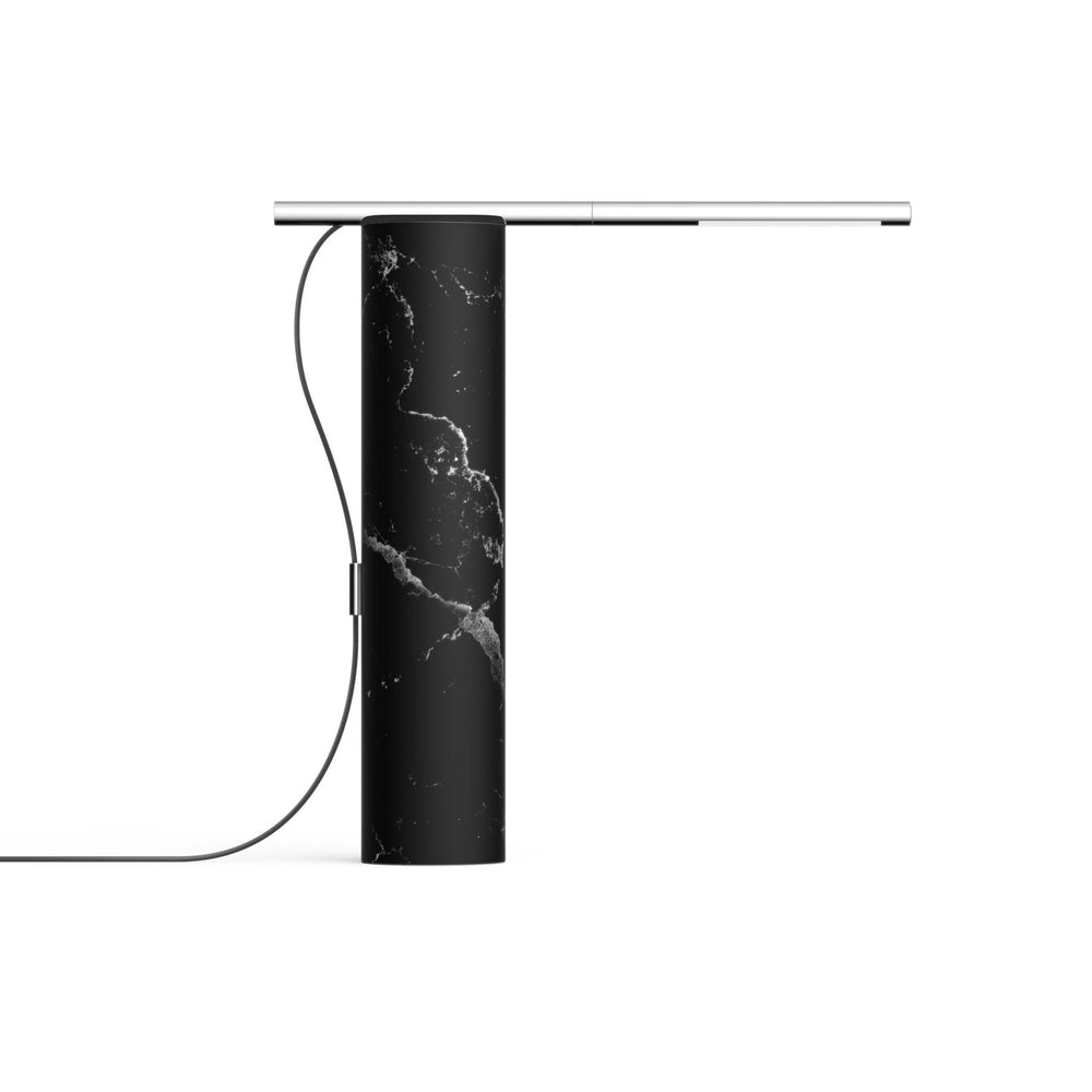 Pablo Designs - LED Table Lamp - T.O - Black Marble/Chrome- Union Lighting Luminaires Decor