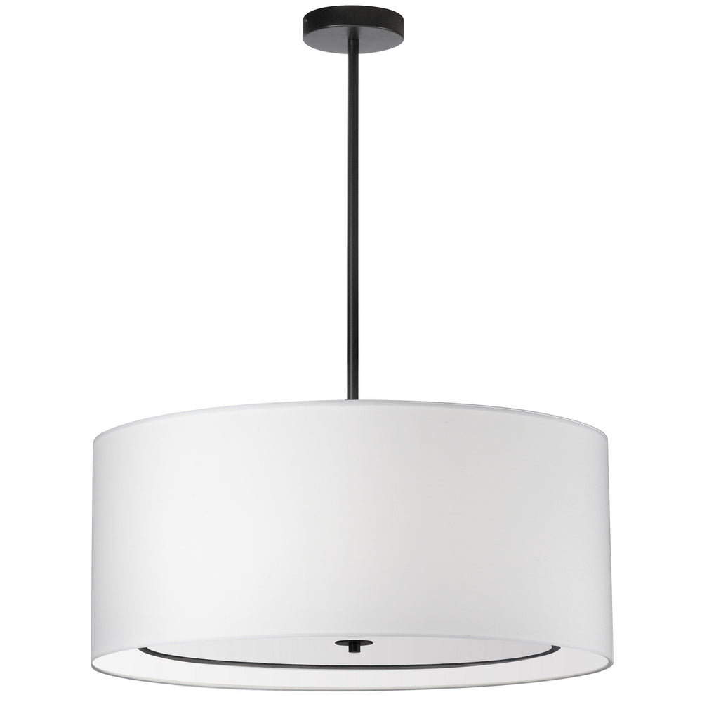 Dainolite Canada - Four Light Pendant - Porscha - White- Union Lighting Luminaires Decor