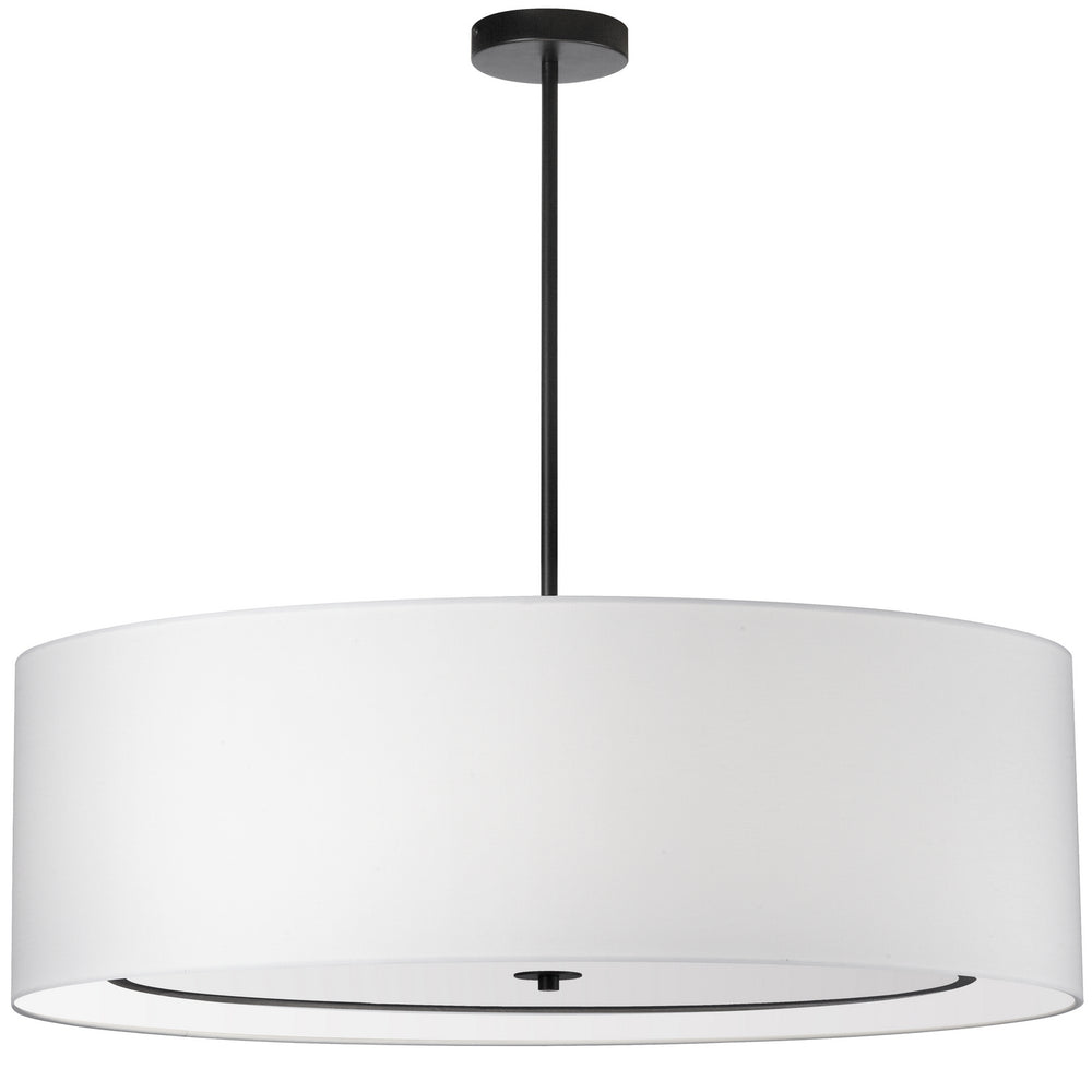 Dainolite Canada - Six Light Pendant - Porscha - White- Union Lighting Luminaires Decor