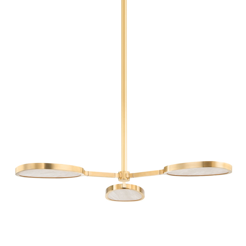 Corbett Lighting Canada - LED Chandelier - Patras - Vintage Brass- Union Lighting Luminaires Decor