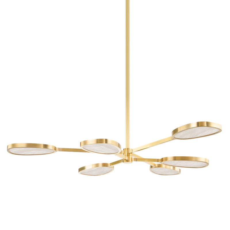 Corbett Lighting Canada - LED Chandelier - Patras - Vintage Brass- Union Lighting Luminaires Decor