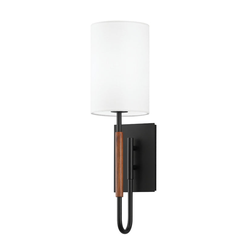 Troy Lighting Canada - One Light Wall Sconce - Cosmo - Soft Black- Union Lighting Luminaires Decor