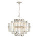 Crystorama - 12 Light Chandelier - Hayes - Polished Nickel- Union Lighting Luminaires Decor