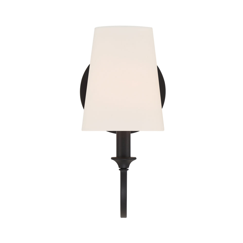 Crystorama - One Light Wall Sconce - Payton - Black Forged- Union Lighting Luminaires Decor