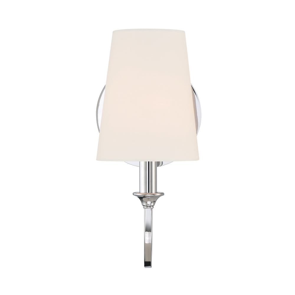 Crystorama - One Light Wall Sconce - Payton - Polished Chrome- Union Lighting Luminaires Decor