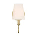 Crystorama - One Light Wall Sconce - Payton - Vibrant Gold- Union Lighting Luminaires Decor