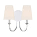 Crystorama - Two Light Wall Sconce - Payton - Polished Chrome- Union Lighting Luminaires Decor