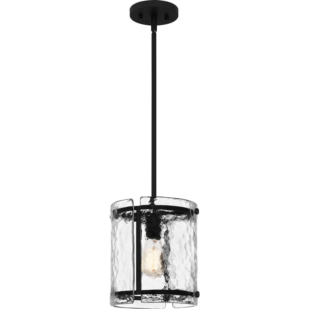 Quoizel - One Light Mini Pendant - Fortress - Earth Black- Union Lighting Luminaires Decor