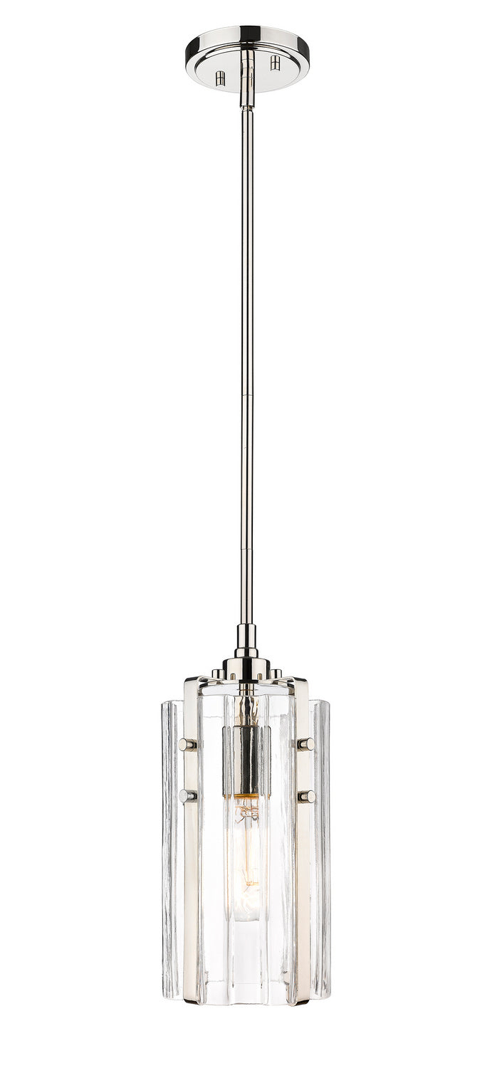 Z-Lite Canada - One Light Mini Pendant - Alverton - Polished Nickel- Union Lighting Luminaires Decor