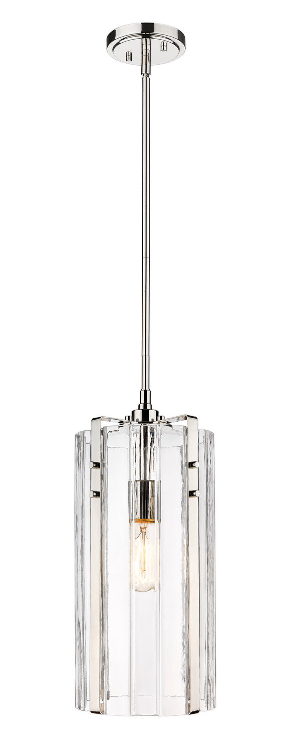 Z-Lite Canada - One Light Pendant - Alverton - Polished Nickel- Union Lighting Luminaires Decor
