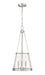 Z-Lite Canada - Three Light Pendant - Prescott - Brushed Nickel- Union Lighting Luminaires Decor