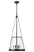 Z-Lite Canada - Four Light Pendant - Prescott - Matte Black- Union Lighting Luminaires Decor